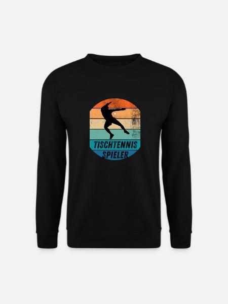 Tischtennisspieler - Unisex Pullover - Schwarz