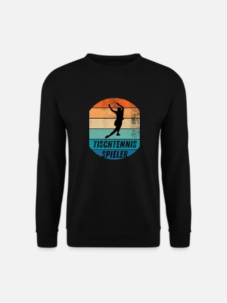Tischtennisspieler - Unisex Pullover - Schwarz