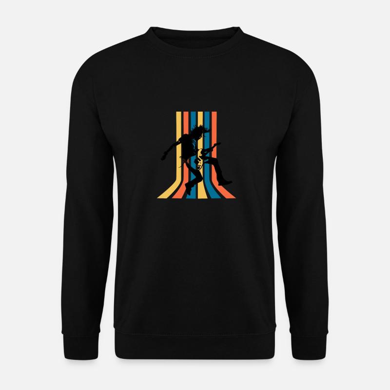 Gitarre Gitarrist - Unisex Pullover - Schwarz