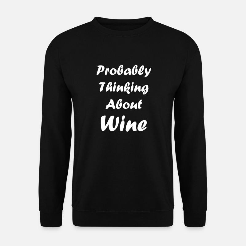 Wein - Unisex Pullover - Schwarz