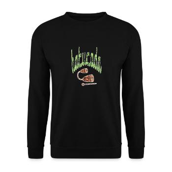 Batucada et ses cloches - Sweat-shirt Unisexe - noir - Devant - Alina (178cm) & Michal (187cm)