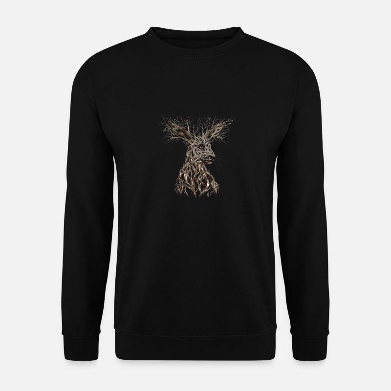 Nature's Unity Hare Collection - Unisex Sweatshirt - black