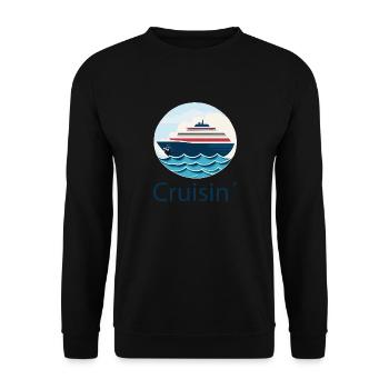 Croisière - Sweat-shirt Unisexe - noir - Devant - Alina (178cm) & Michal (187cm)