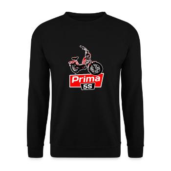 Hercules Prima 5S Mofa - Helden der Straße - Unisex Pullover - Schwarz - Vorne - Alina (178cm) & Michal (187cm)