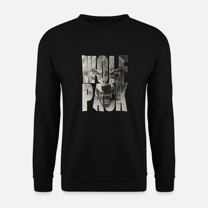 Wolf Pack - Unisex Sweatshirt - black