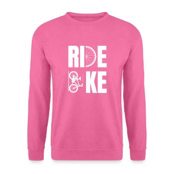 FAHRRAD FAHREN - Unisex Pullover - Pink - Vorne