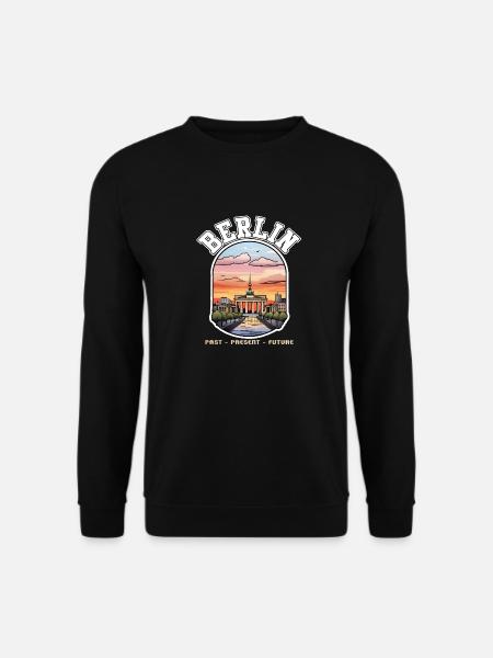 Berlin - Past, Present, Future - Unisex Sweatshirt - black