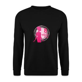 8th march international Women's day - Unisex Sweatshirt - black - Front - Alina (178cm) & Michal (187cm)