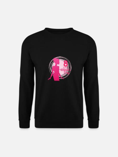 8th march international Women's day - Unisex Sweatshirt - black