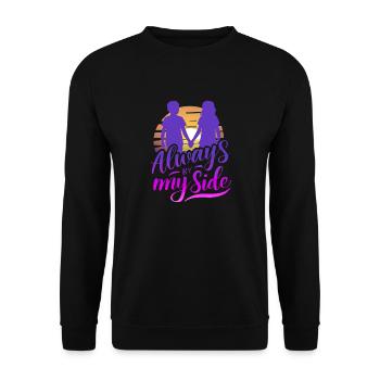 Vacation early summer late summer summer holiday holiday sea - Unisex Sweatshirt - black - Front - Alina (178cm) & Michal (187cm)