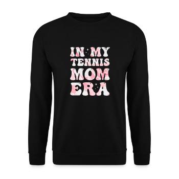 À l’époque de ma mère de tennis, maman de tennis colorée - Sweat-shirt Unisexe - noir - Devant - Alina (178cm) & Michal (187cm)
