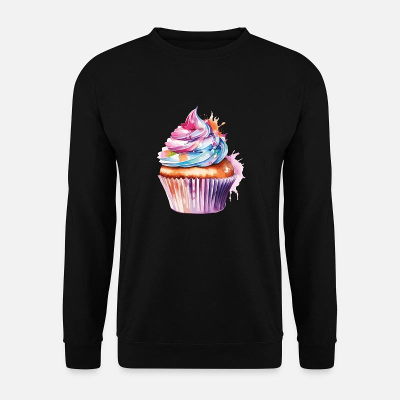 cupcake - Unisex Pullover - Schwarz