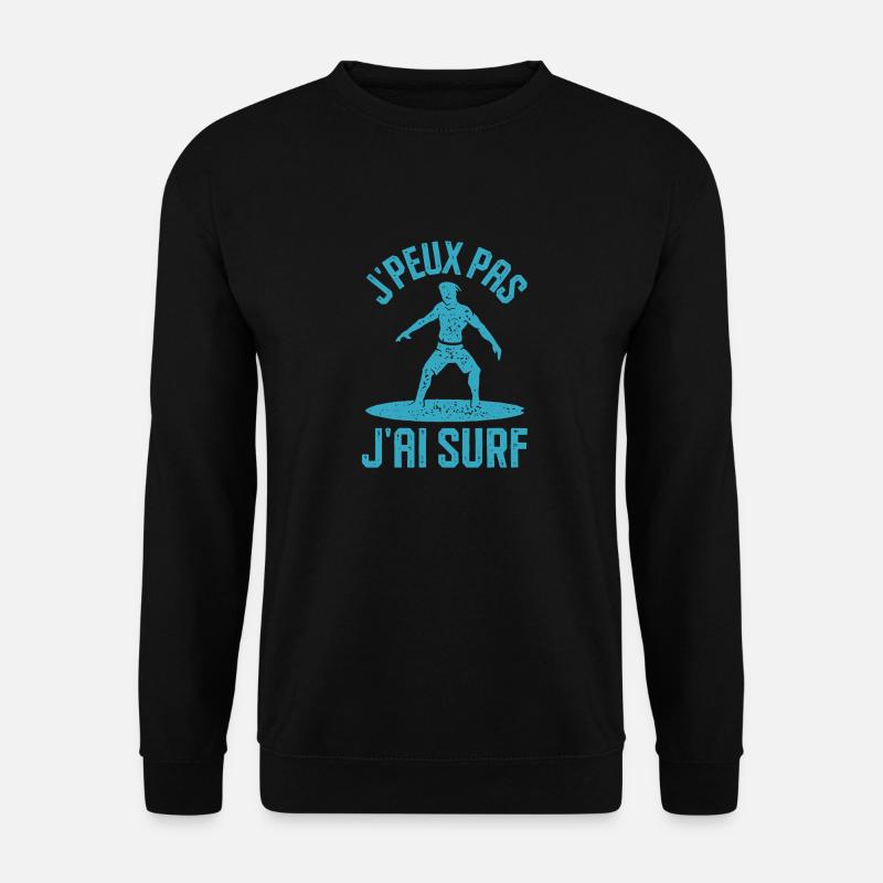 J ai surf - Sweat-shirt Unisexe - noir