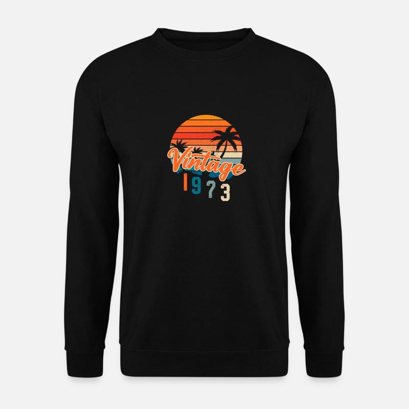 Jahrgang 1973 Retro - Unisex Pullover - Schwarz