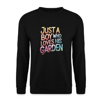 Gardener Garden Plants Gardening - Unisex Sweatshirt - black - Front - Alina (178cm) & Michal (187cm)