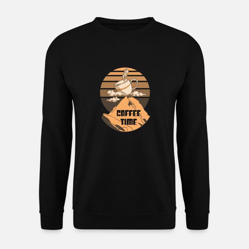 Coffee in the mountains - Unisex Sweatshirt - black