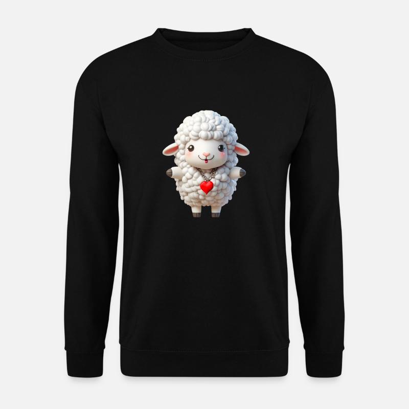 Sheep 1 - Unisex Sweatshirt - black