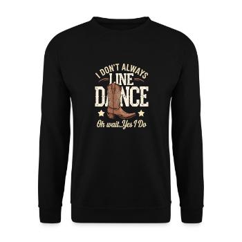 Rythme et humour combinés - Sweat-shirt Unisexe - noir - Devant - Alina (178cm) & Michal (187cm)