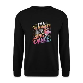 Filmmaker Film Director Cinematographer Film - Unisex Sweatshirt - black - Front - Alina (178cm) & Michal (187cm)