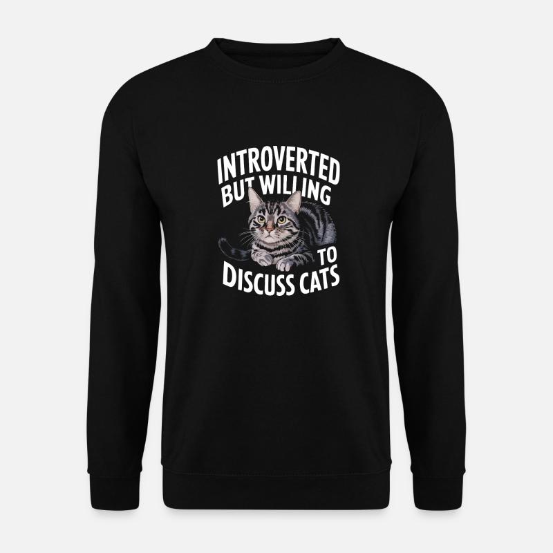 Introverti, antisocial, introverti - Sweat-shirt Unisexe - noir