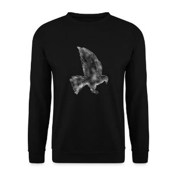 Colombe - Sweat-shirt Unisexe - noir - Devant - Alina (178cm) & Michal (187cm)