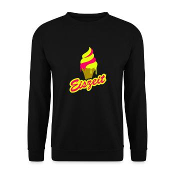 Eiszeit - Unisex Pullover - Schwarz - Vorne - Alina (178cm) & Michal (187cm)
