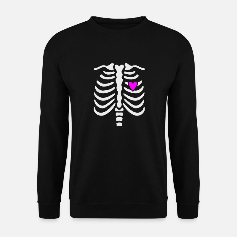 maternity_skeleton_top - Unisex Pullover - Schwarz