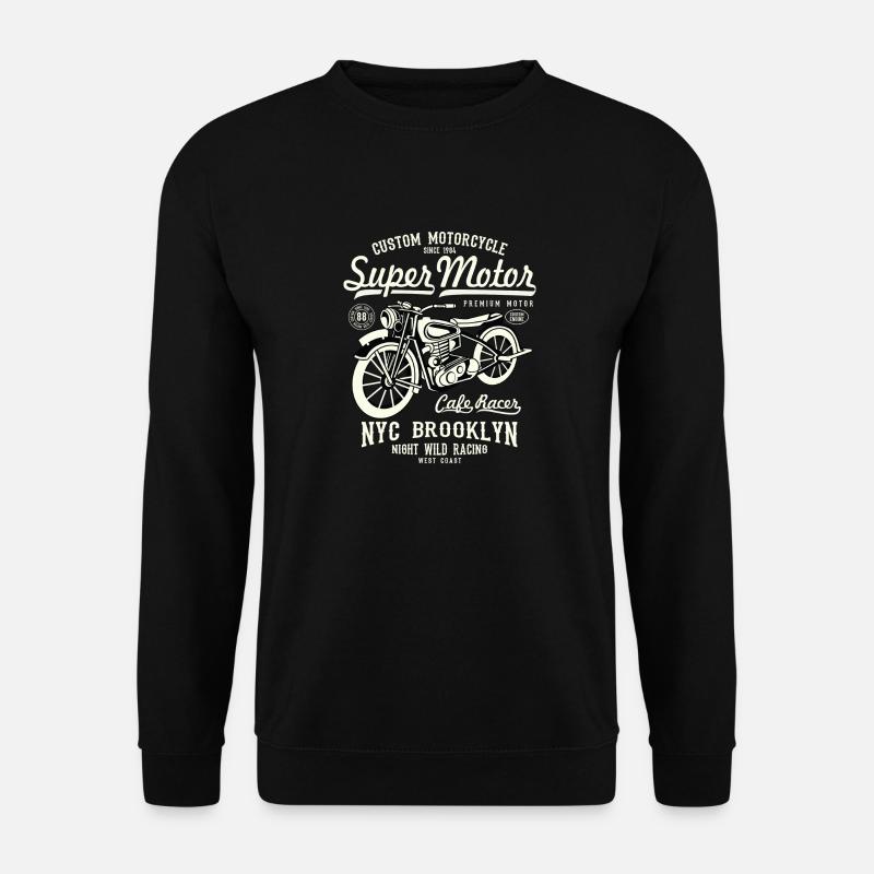 Super Motor - Motorrad - Unisex Pullover - Schwarz