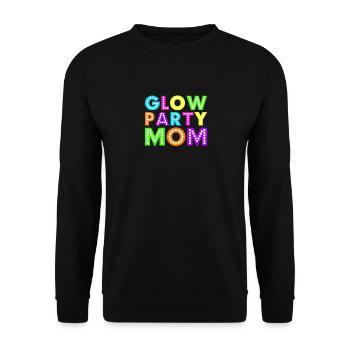 Glühen-Party-Mamma - Unisex Pullover - Schwarz - Vorne - Alina (178cm) & Michal (187cm)
