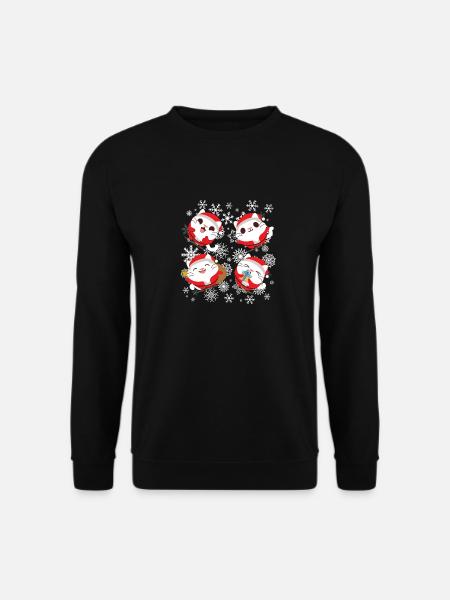 Christmas - gift - cat - cat lover - Unisex Sweatshirt - black