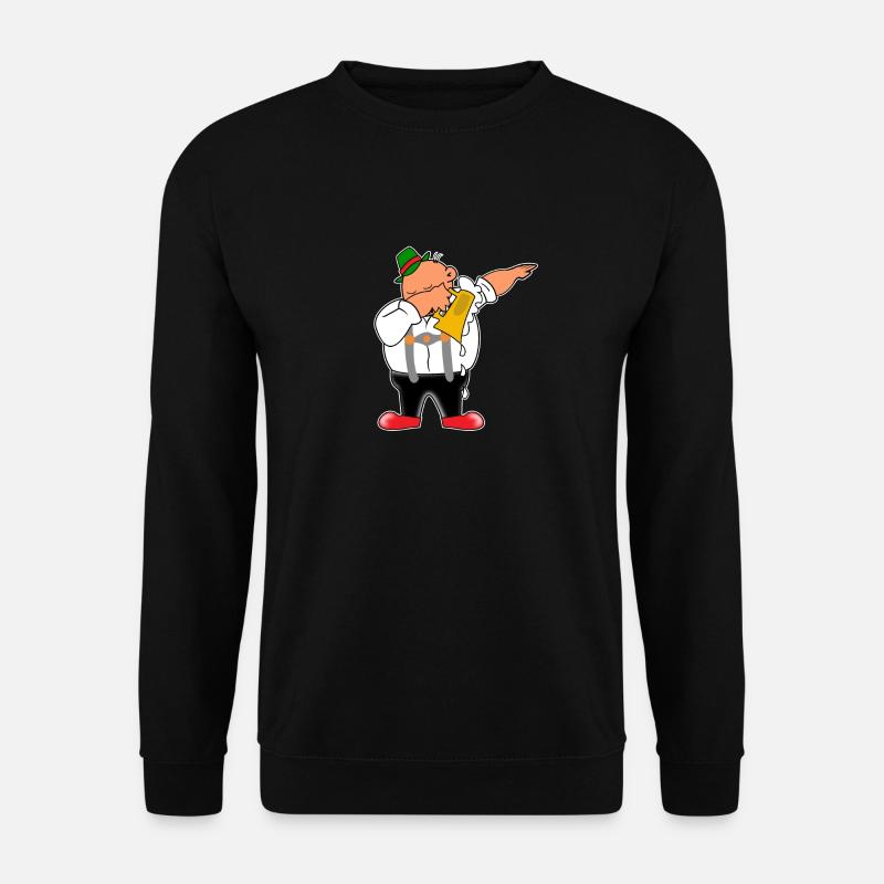 Lederhosen Dabbing - Unisex Pullover - Schwarz