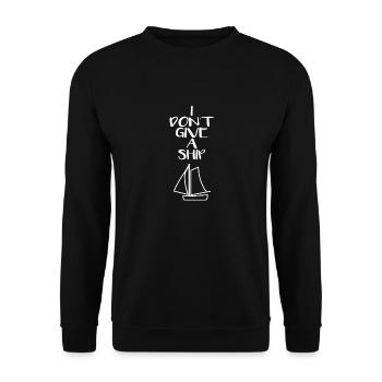 Je ne t Giva un navire de croisière T-shirt - Sweat-shirt Unisexe - noir - Devant - Alina (178cm) & Michal (187cm)