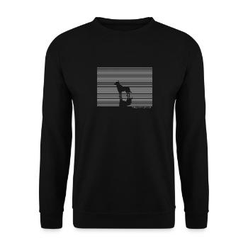 Belgian Malinois Dog T-Shirt Gift - Unisex Sweatshirt - black - Front - Alina (178cm) & Michal (187cm)