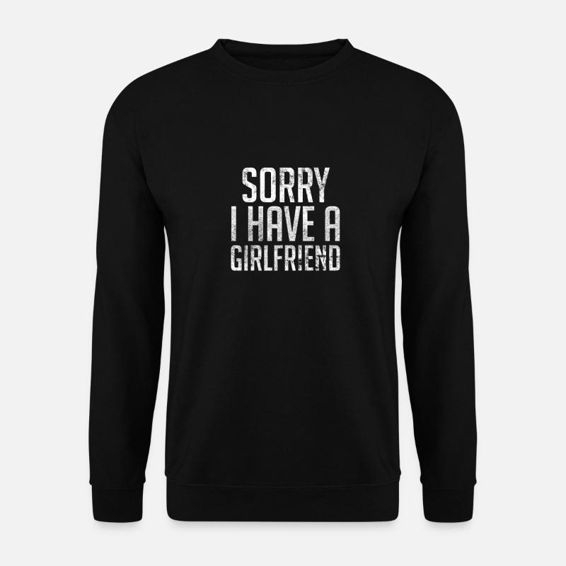 Undskyld jeg har en kæreste - Unisex sweater - sort