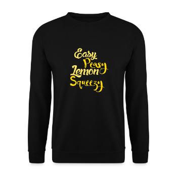 Drôle de sort Rime humour Geek Drôle cadeau - Sweat-shirt Unisexe - noir - Devant - Alina (178cm) & Michal (187cm)