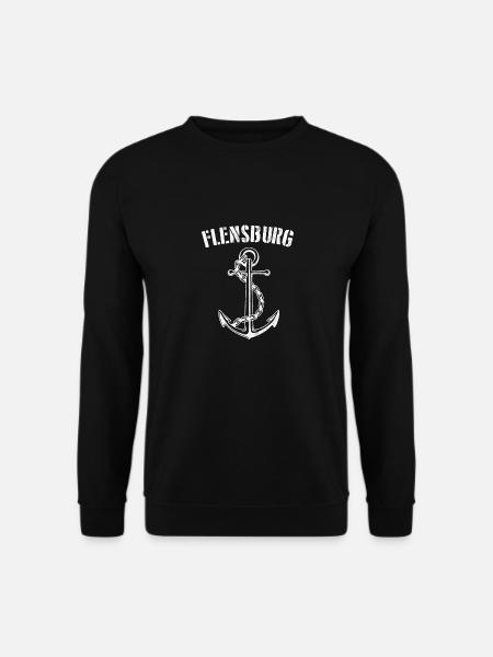 Flensburg T-Shirt - Unisex Pullover - Schwarz