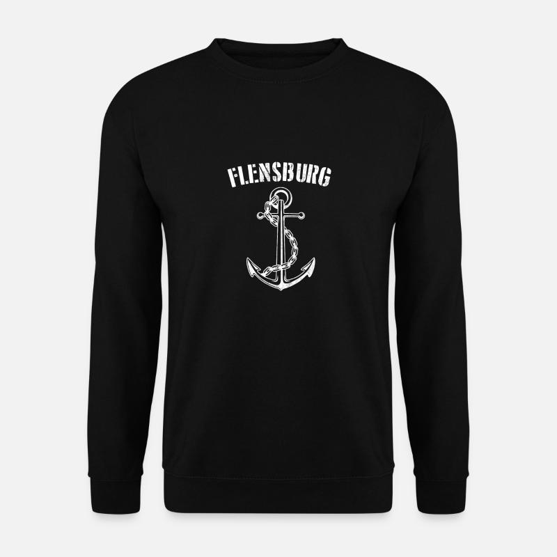 Flensburg T-Shirt - Unisex Pullover - Schwarz