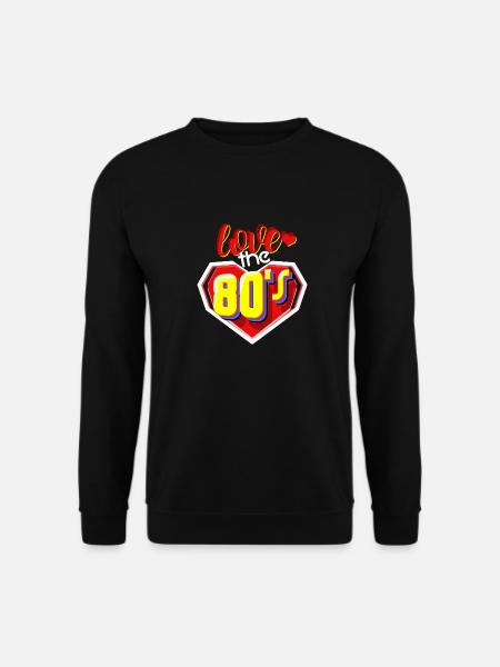 Love the 80's - Unisex Sweatshirt - black