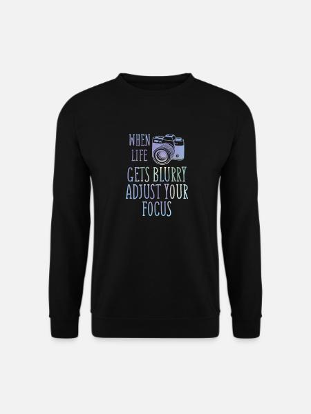 Fotograaf - Fotografie - Gift - Camera - Uniseks sweater - zwart