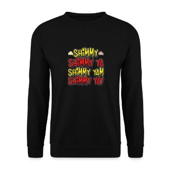 Shimmy Shimmy Ya Shimmy Shimmy Yam Yay - Sweat-shirt Unisexe - noir - Devant - Alina (178cm) & Michal (187cm)