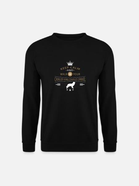 Cavalier King Charles Spaniel Shirt - Unisex Pullover - Schwarz