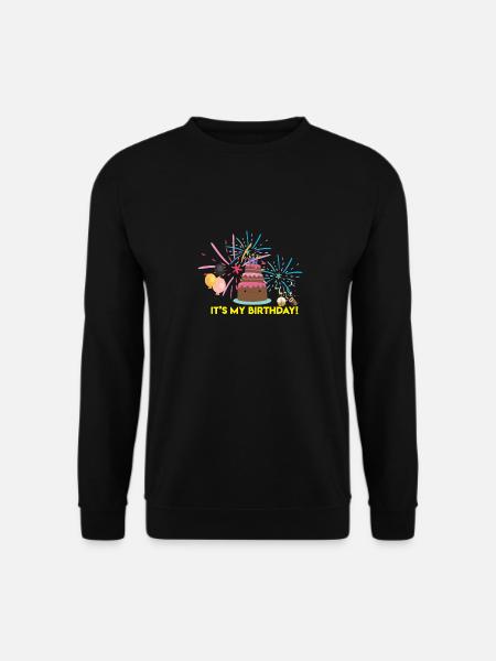 It's My Birthday - Unisex Pullover - Schwarz
