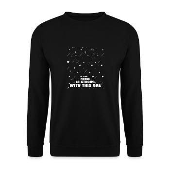 Gift Pregnant Woman Pregnant Pregnancy - Unisex Sweatshirt - black - Front - Alina (178cm) & Michal (187cm)