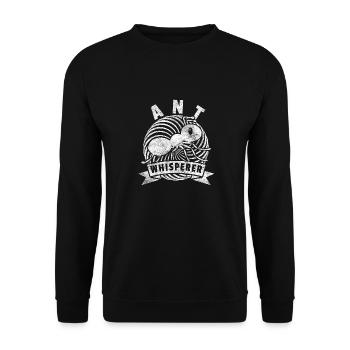 cadeau Ant Ant Whisperer des insectes - Sweat-shirt Unisexe - noir - Devant - Alina (178cm) & Michal (187cm)