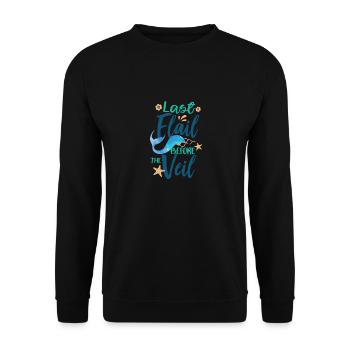 Jeune mariée d'équipe JGA T-shirt -Junggesellinnenabschied - Sweat-shirt Unisexe - noir - Devant - Alina (178cm) & Michal (187cm)