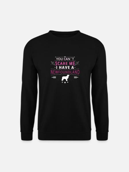 Neufundländer scare Newfoundland - Unisex Pullover - Schwarz