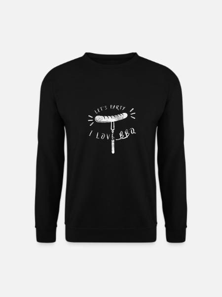 BBQ shirt Gift Barbeque BBQ Griller shirt - Unisex Sweatshirt - black