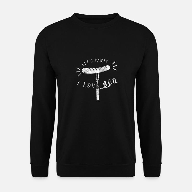 BBQ shirt Geschenk Grill grillen Griller shirt - Unisex Pullover - Schwarz