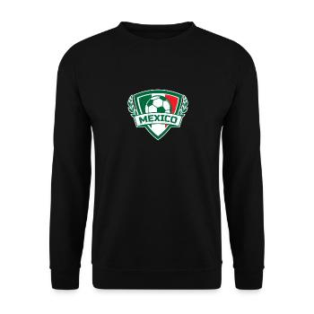 Mexique No 1 équipe cadeau - Sweat-shirt Unisexe - noir - Devant - Alina (178cm) & Michal (187cm)