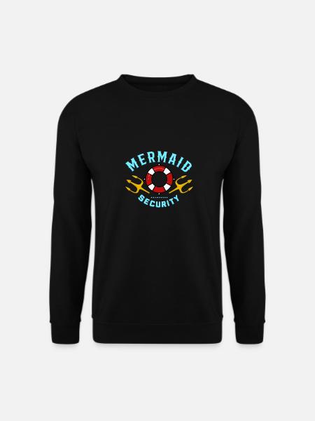 Mermaid Security Gift - Unisex Sweatshirt - black